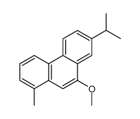 (7-isopropyl-1-methyl-[9]phenanthryl)-methyl ether Structure