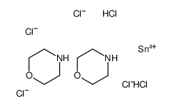 hydron,morpholine,tin(4+),hexachloride结构式