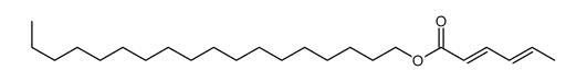 octadecyl hexa-2,4-dienoate结构式