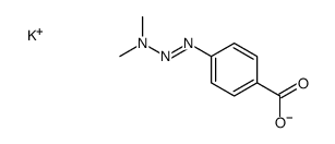 4-(3,3-Dimethyltriazen-1-yl)benzoic acid potassium salt structure