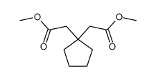 1,1-Cyclopentanediacetic acid dimethyl ester structure