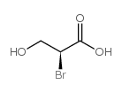 (S)-(-)-2-Bromo-3-hydroxypropanoicacid structure