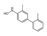 N-hydroxy-3,2'-dimethyl-4-aminobiphenyl structure