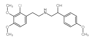 N-[2-Hydroxy-2-(4-methoxyphenyl)ethyl]-2-(2-chloro-3,4-dimethoxyphenyl)ethylamine picture