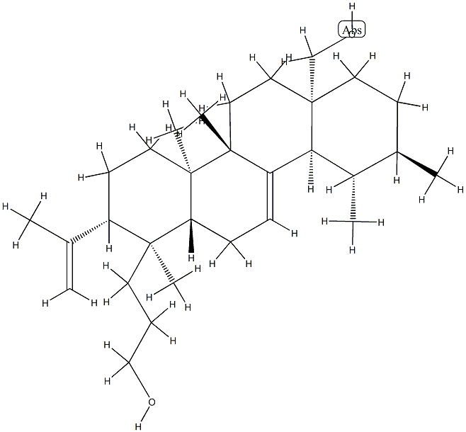 3,4-Secours-4(23),12-diene-3,28-diol结构式