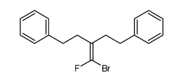 [3-[bromo(fluoro)methylidene]-5-phenylpentyl]benzene Structure