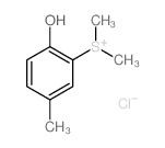 (2-hydroxy-5-methylphenyl)-dimethylsulfanium,chloride结构式