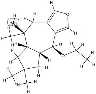 4β-Ethoxy-4,4aβ,5,6,7,7aβ,8,9-octahydro-6,6,8-trimethylazuleno[5,6-c]furan-8β-ol picture