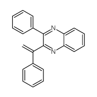 Quinoxaline,2-phenyl-3-(1-phenylethenyl)- structure