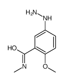 Benzamide, 5-hydrazino-2-methoxy-N-methyl- (9CI) structure