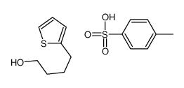 4-methylbenzenesulfonic acid,4-thiophen-2-ylbutan-1-ol Structure