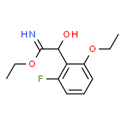 Benzeneethanimidic acid,2-ethoxy-6-fluoro--alpha--hydroxy-,ethyl ester (9CI)结构式