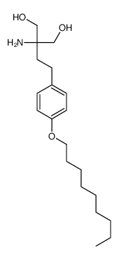 2-amino-2-[2-(4-nonoxyphenyl)ethyl]propane-1,3-diol Structure