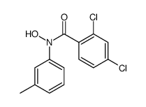 2,4-dichloro-N-hydroxy-N-(3-methylphenyl)benzamide结构式