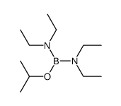N,N-bis(diethylamino)(isopropoxy)borane Structure