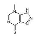 3-methyl-8-azapurin-6(3H)-thione Structure