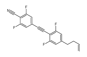 4-[2-(4-but-3-enyl-2,6-difluorophenyl)ethynyl]-2,6-difluorobenzonitrile Structure