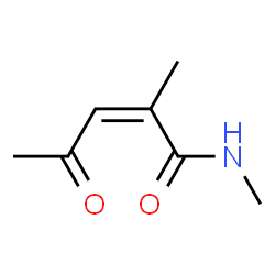 2-Pentenamide, N,2-dimethyl-4-oxo- (9CI)结构式