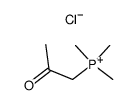 (Acetylmethyl)trimethylphosphonium-chlorid结构式