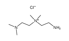 (2-(dimethylamino)ethyl)(2-aminoethyl)dimethylammonium chloride Structure