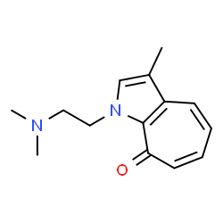Cyclohepta[b]pyrrol-8(1H)-one, 1-[2-(dimethylamino)ethyl]-3-methyl- (9CI)结构式