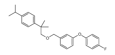 1-(4-Fluorophenoxy)-3-((2-(4-(1-methylethyl)phenyl)-2-methylpropoxy)me thyl)benzene structure