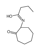 N-[(1S)-2-oxocycloheptyl]butanamide Structure