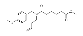 5-[(4-methoxy-benzyl)-but-3-enyl-carbamoyl]-hex-5-enoic acid methyl ester Structure