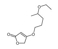 3-(4-ethoxypentoxy)-2H-furan-5-one结构式
