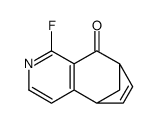 5,8-Methano-9H-cyclohepta[c]pyridin-9-one, 1-fluoro-5,8-dihydro Structure