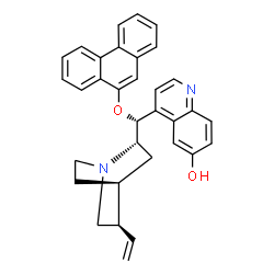 (8α,9R)- 9-(9-phenanthrenyloxy)-Cinchonan-6'-ol structure