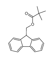 fluoren-9-ylmethyl pivalate Structure
