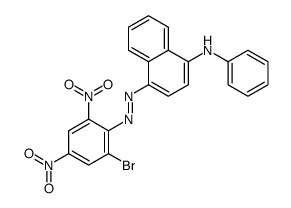 4-[(2-bromo-4,6-dinitrophenyl)azo]-N-phenylnaphthalen-1-amine structure