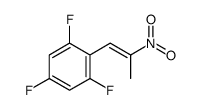 1,3,5-trifluoro-2-(2-nitroprop-1-enyl)benzene结构式
