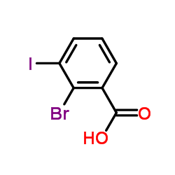 2-溴-3-碘苯甲酸结构式