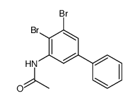 N-(4,5-dibromo-biphenyl-3-yl)-acetamide Structure