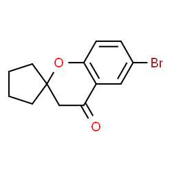 SPIRO[2H-1-BENZOPYRAN-2,1'-CYCLOPENTAN]-4(3H)-ONE, 6-BROMO-结构式