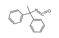 (1-isocyanatoethane-1,1-diyl)dibenzene结构式