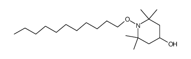 4-hydroxy-1-undecanoxy-2,2,6,6-tetramethylpiperidine Structure