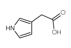 (吡咯-3-基)-乙酸结构式