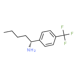 (1R)-1-[4-(TRIFLUOROMETHYL)PHENYL]PENTYLAMINE Structure