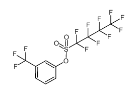 3-trifluoromethylphenyl nonaflate结构式