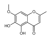 5,6-dihydroxy-7-methoxy-2-methylchromone Structure