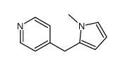 4-[(1-methylpyrrol-2-yl)methyl]pyridine Structure