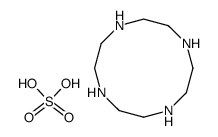 sulfuric acid,1,4,7,10-tetrazacyclododecane Structure