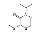 2-methylsulfanyl-4-propan-2-yl-1,4-thiazin-3-one结构式