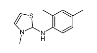 N-(2,4-dimethylphenyl)-3-methyl-2H-1,3-thiazol-2-amine Structure
