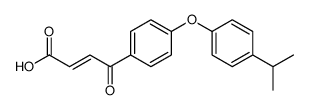 4-oxo-4-[4-(4-propan-2-ylphenoxy)phenyl]but-2-enoic acid Structure