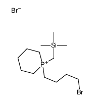 [1-(4-bromobutyl)phosphinan-1-ium-1-yl]methyl-trimethylsilane,bromide Structure