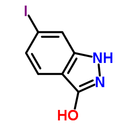 6-Iodo-1,2-dihydro-3H-indazol-3-one Structure